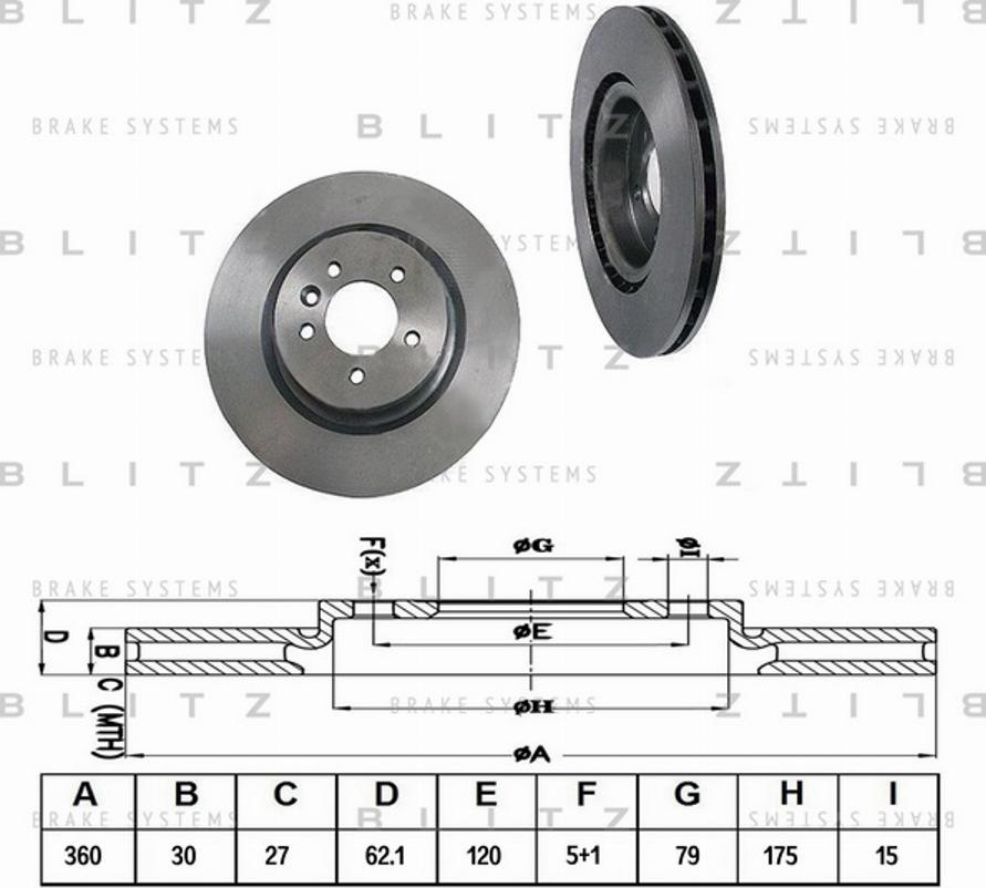 Blitz BS0302 - Discofreno autozon.pro