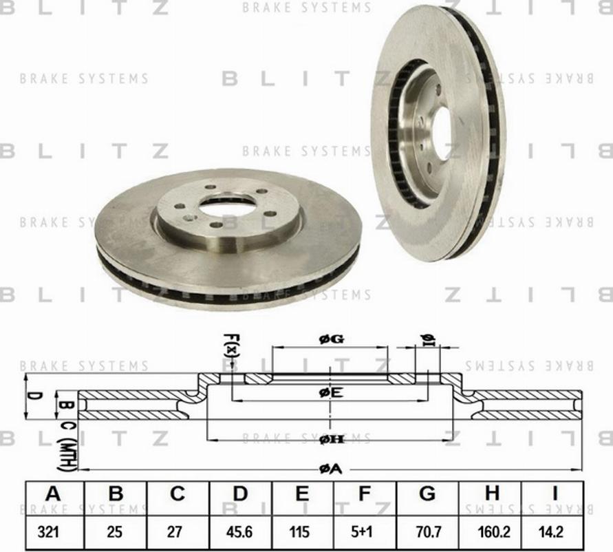 Blitz BS0316 - Discofreno autozon.pro