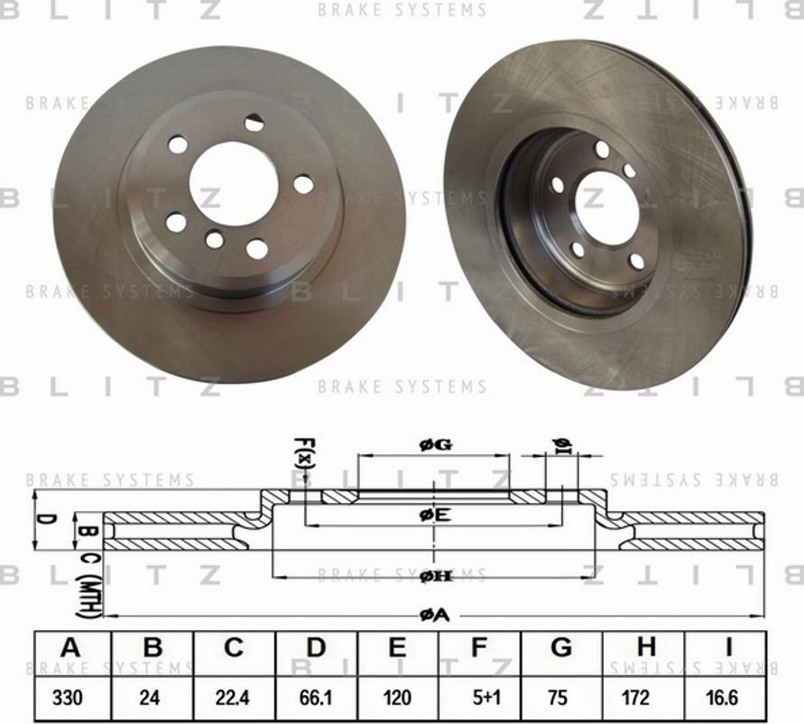 Blitz BS0385 - Discofreno autozon.pro