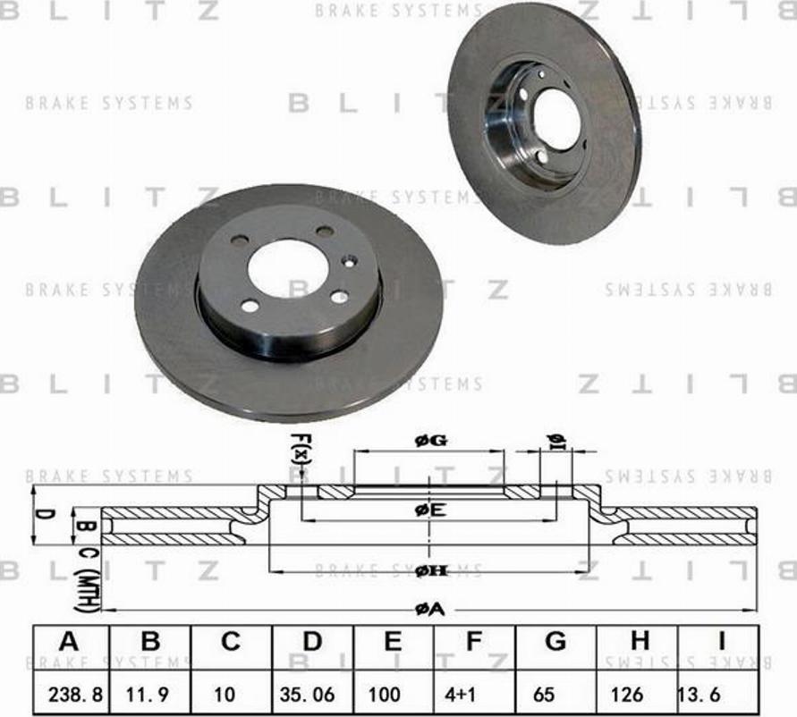 Blitz BS0335 - Discofreno autozon.pro