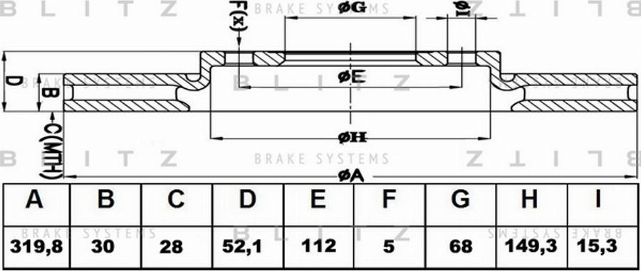 Blitz BS0329 - Discofreno autozon.pro