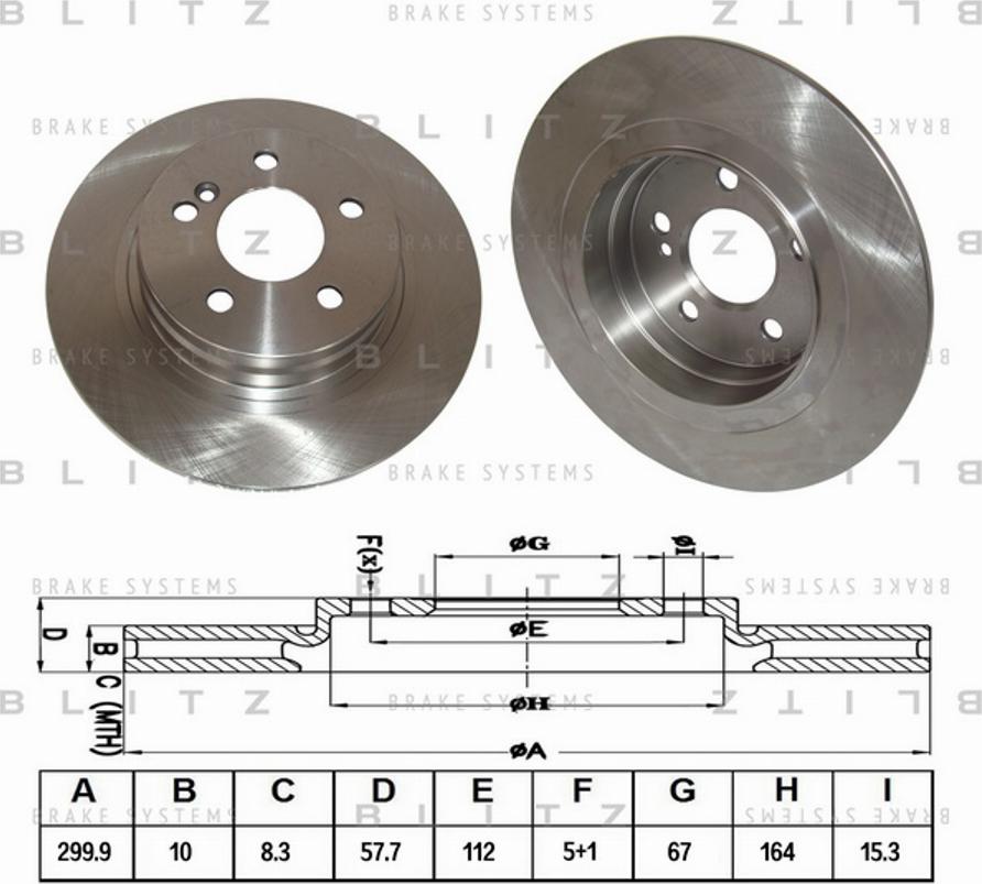 Blitz BS0373 - Discofreno autozon.pro