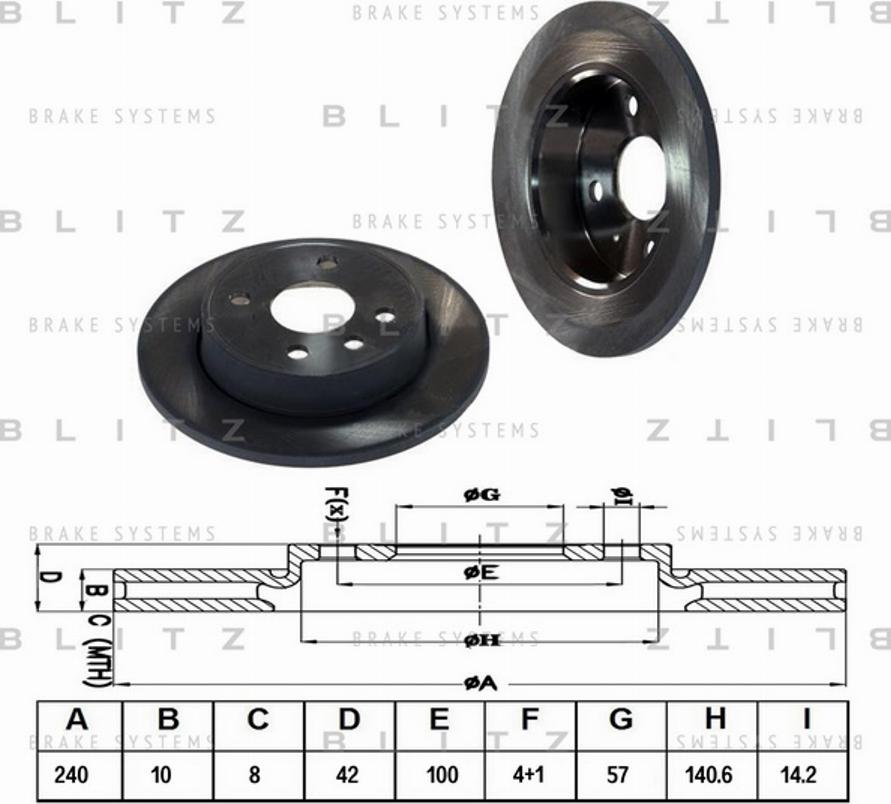 Blitz BS0372 - Discofreno autozon.pro