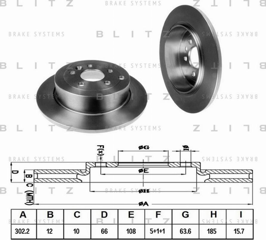 Blitz BS0290 - Discofreno autozon.pro