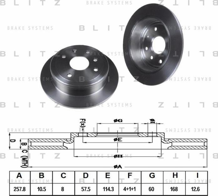 Blitz BS0245 - Discofreno autozon.pro