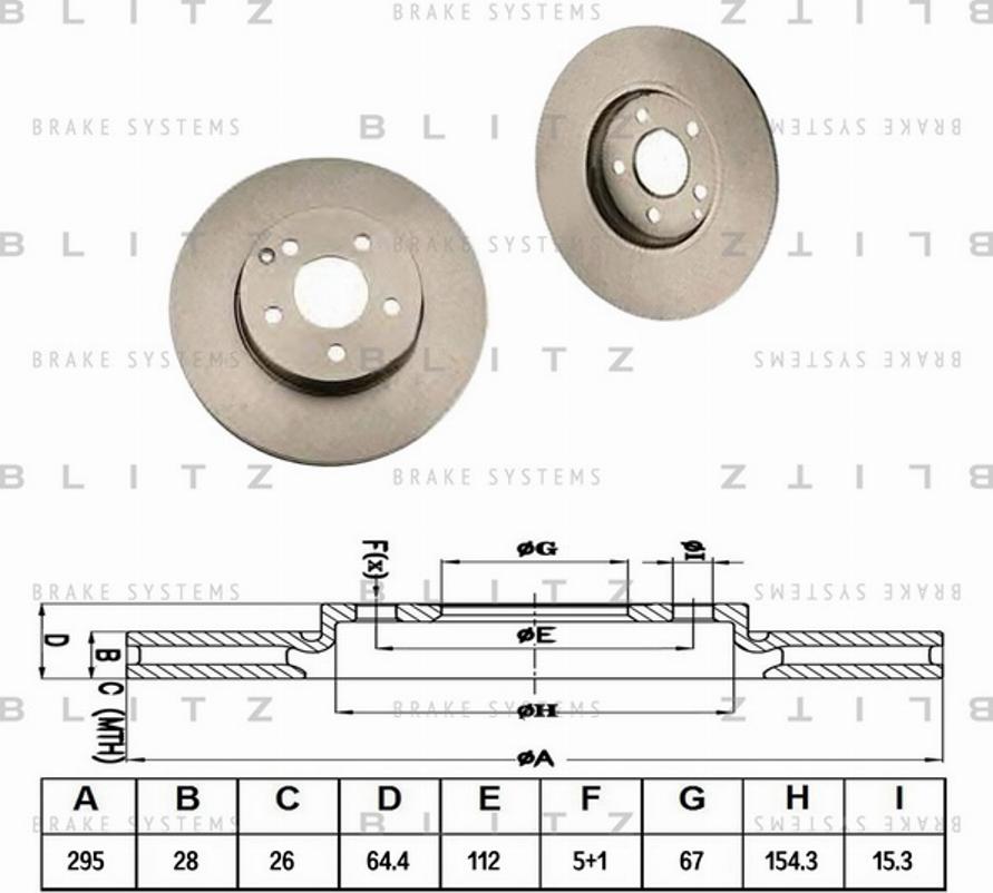 Blitz BS0247 - Discofreno autozon.pro