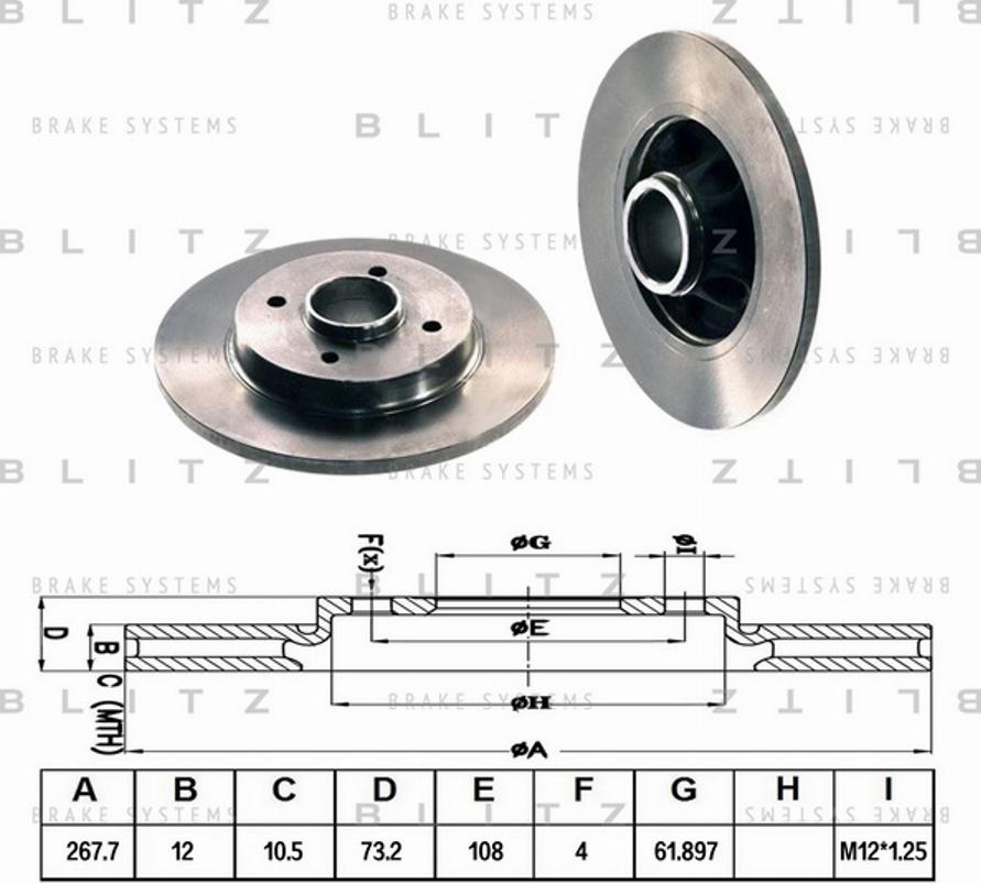 Blitz BS0259 - Discofreno autozon.pro