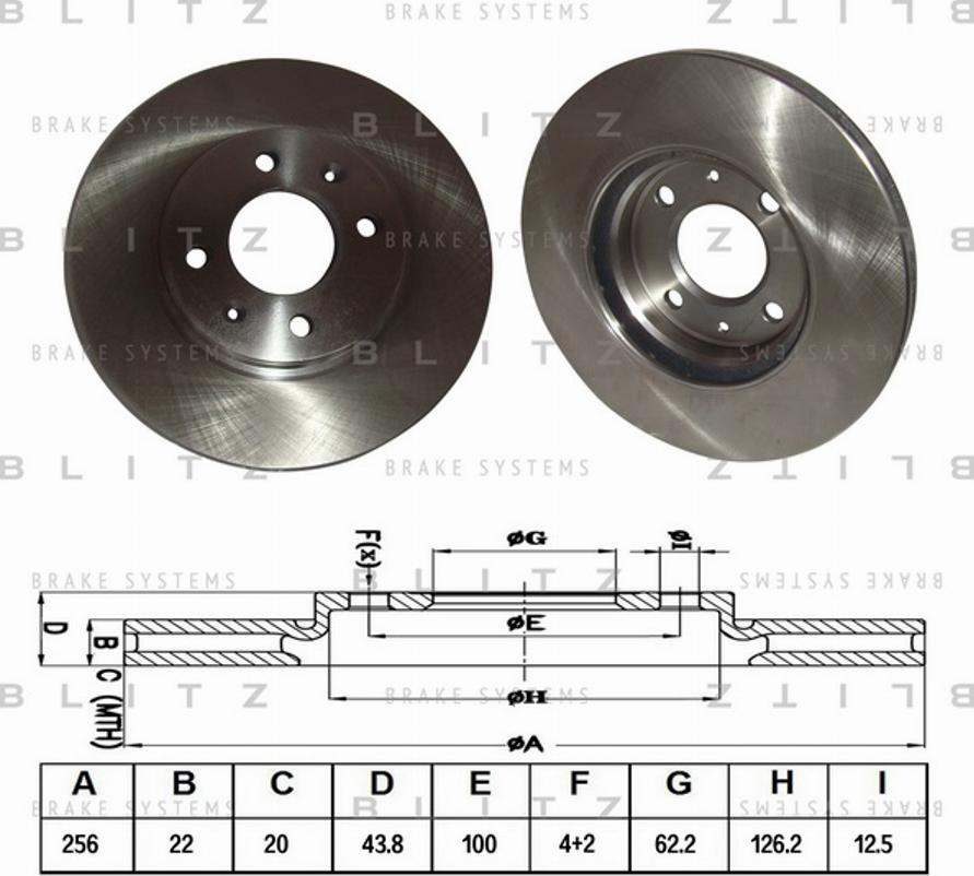 Blitz BS0254 - Discofreno autozon.pro