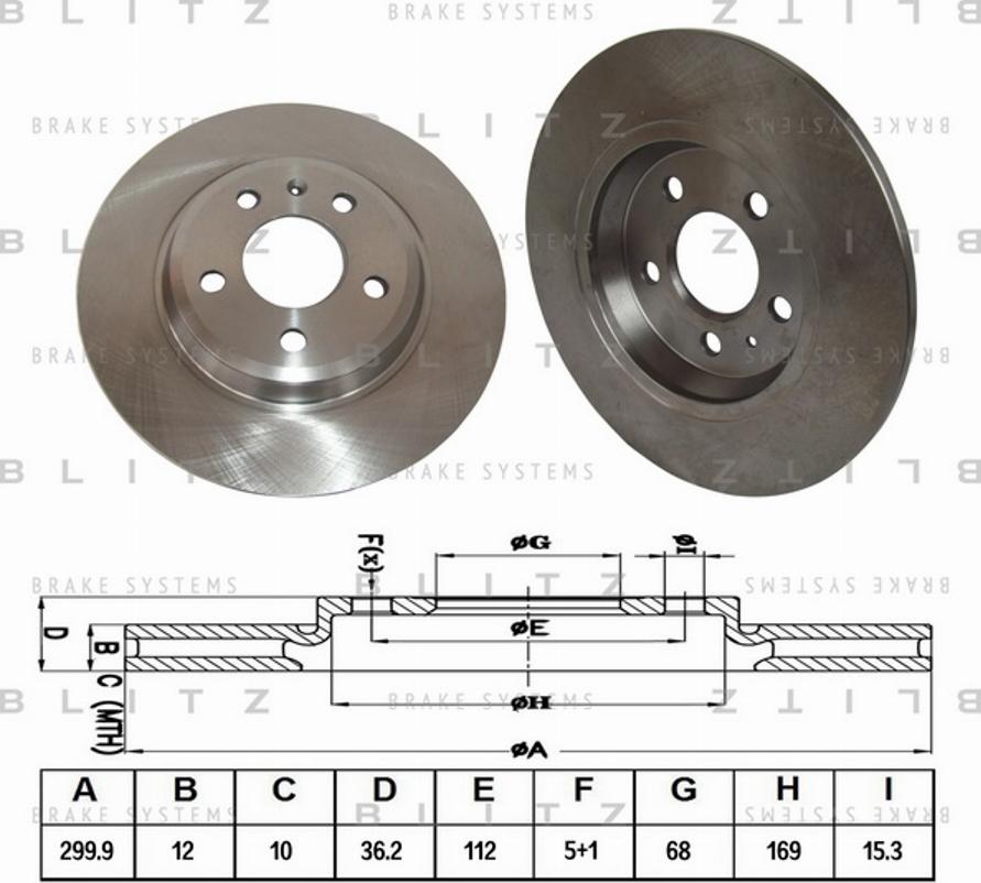 Blitz BS0258 - Discofreno autozon.pro