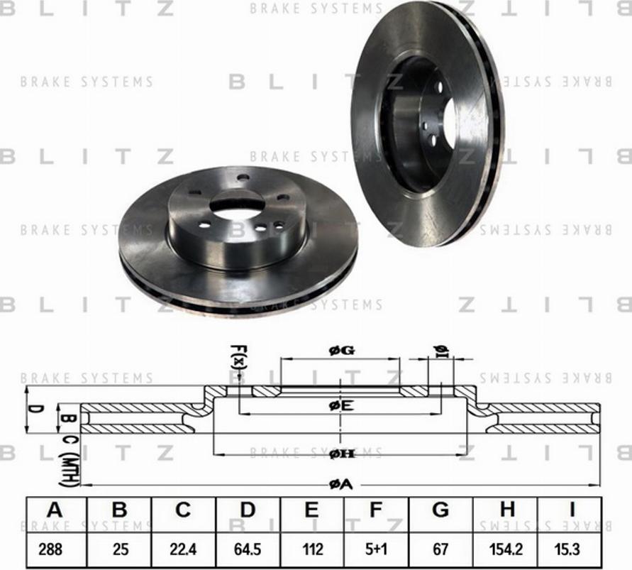 Blitz BS0266 - Discofreno autozon.pro