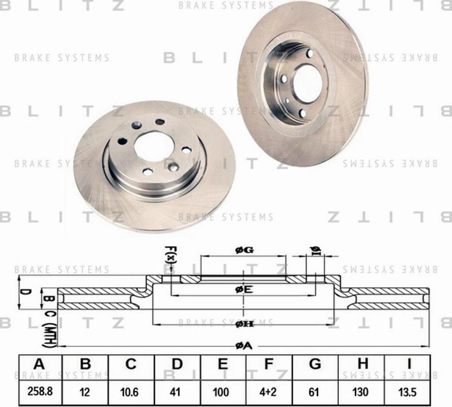 Blitz BS0200 - Discofreno autozon.pro