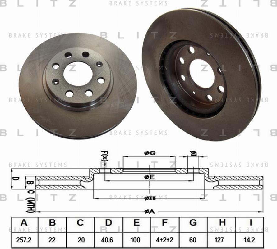 Blitz BS0217 - Discofreno autozon.pro