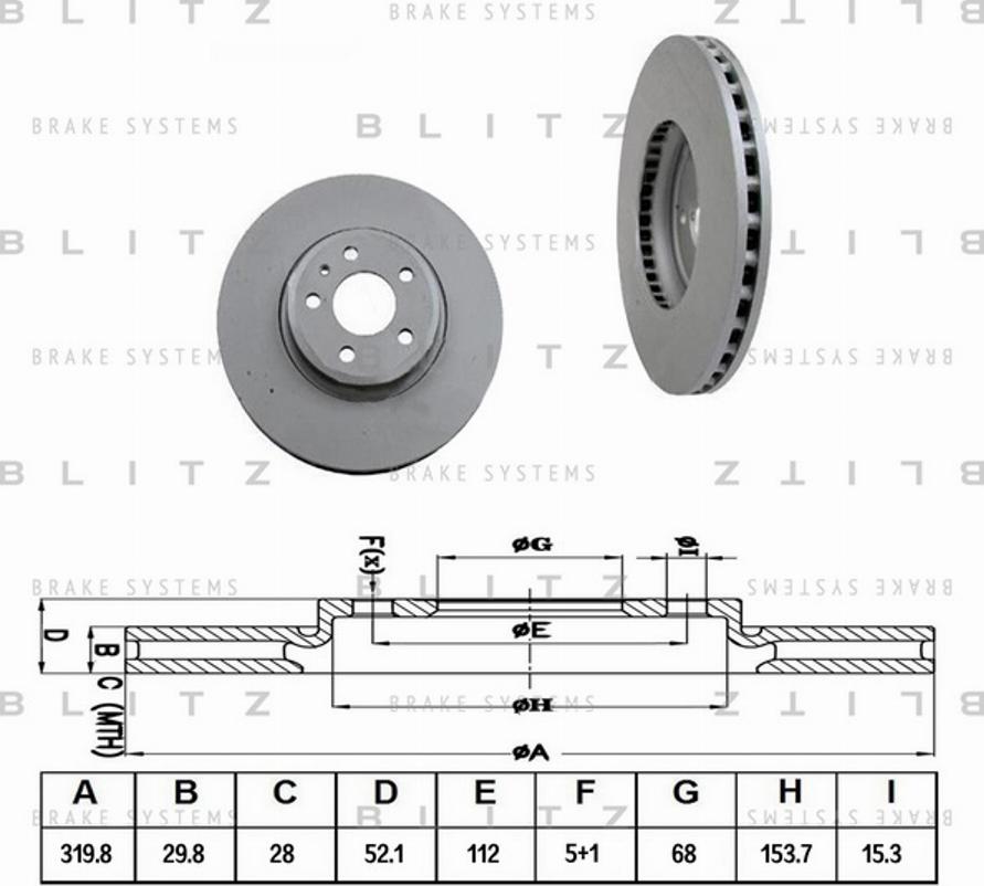 Blitz BS0283 - Discofreno autozon.pro