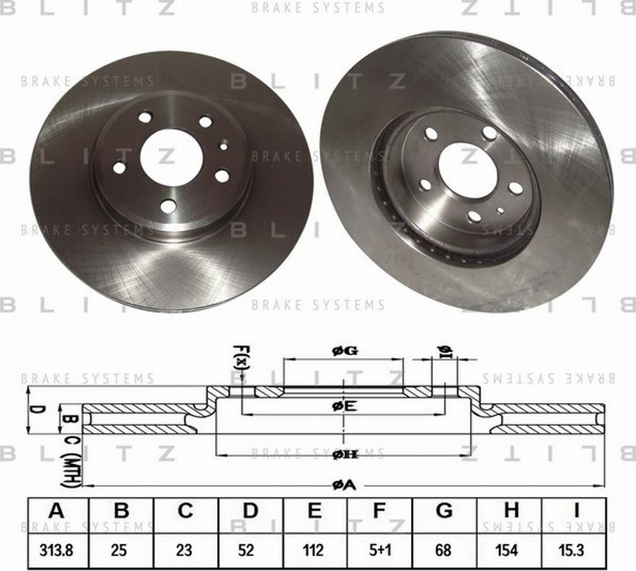 Blitz BS0282 - Discofreno autozon.pro