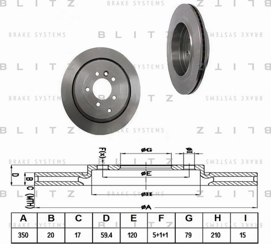 Blitz BS0287 - Discofreno autozon.pro