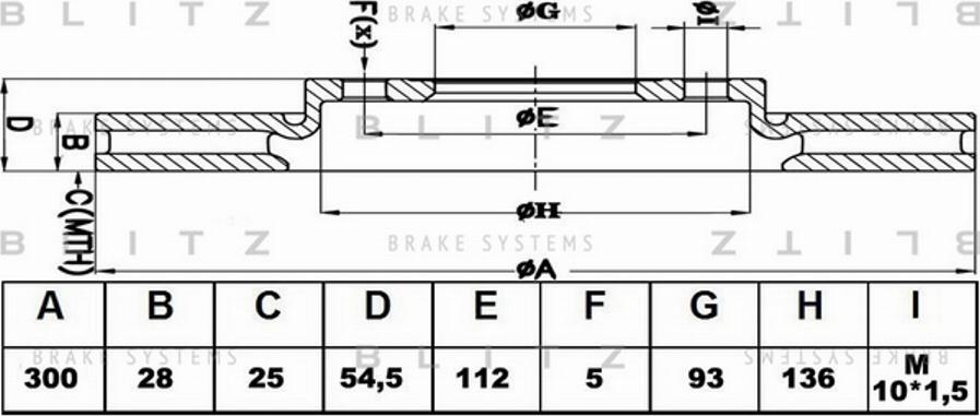 Blitz BS0239 - Discofreno autozon.pro