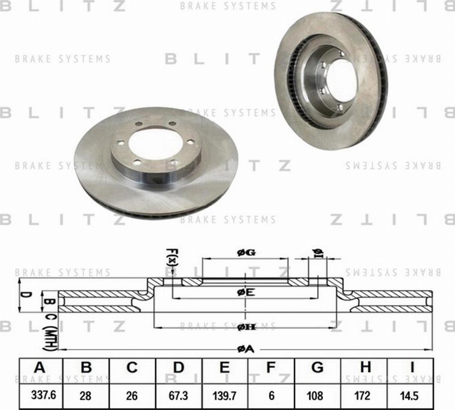 Blitz BS0238 - Discofreno autozon.pro