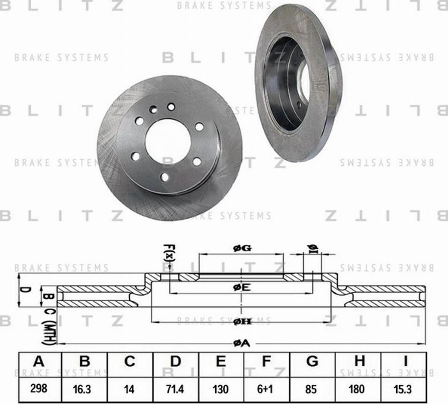 Blitz BS0233 - Discofreno autozon.pro