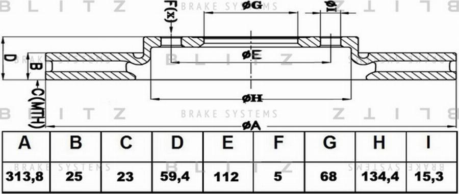 Blitz BS0237 - Discofreno autozon.pro