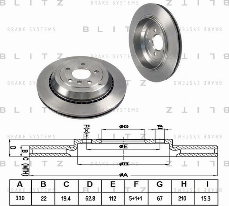 Blitz BS0229 - Discofreno autozon.pro