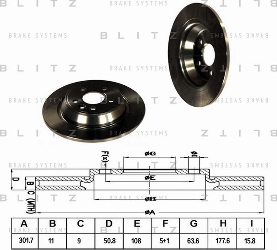 Blitz BS0224 - Discofreno autozon.pro