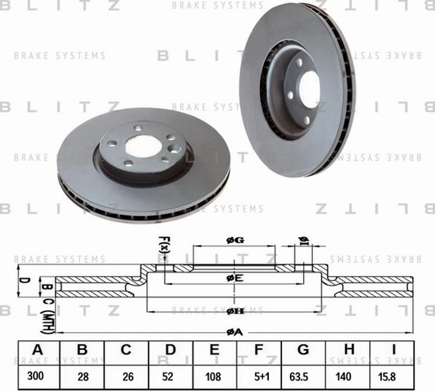 Blitz BS0226 - Discofreno autozon.pro