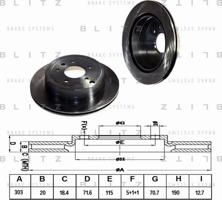 Blitz BS0228 - Discofreno autozon.pro