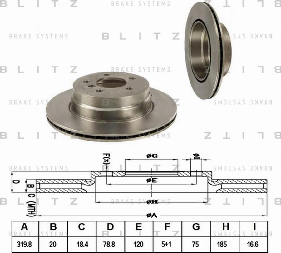 Blitz BS0273 - Discofreno autozon.pro