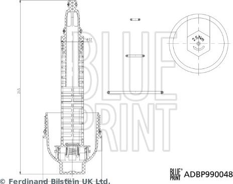 Blue Print ADBP990048 - Calotta, Carter filtro olio autozon.pro