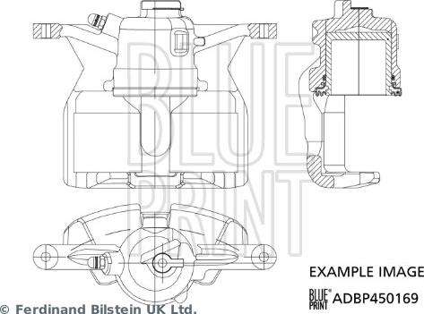 Blue Print ADBP450169 - Pinza freno autozon.pro