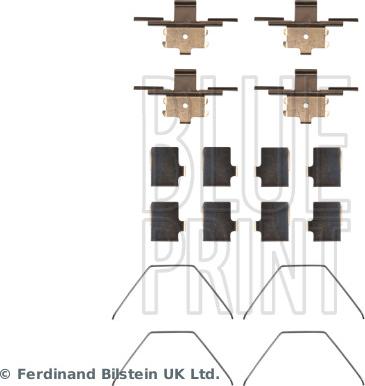 Blue Print ADBP480021 - Kit accessori, Pastiglia freno autozon.pro