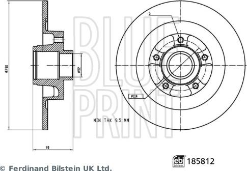 Blue Print ADBP430173 - Discofreno autozon.pro