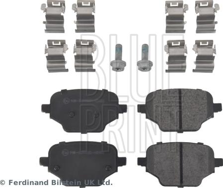 Blue Print ADBP420009 - Kit pastiglie freno, Freno a disco autozon.pro