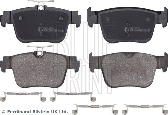 Blue Print ADBP420115 - Kit pastiglie freno, Freno a disco autozon.pro