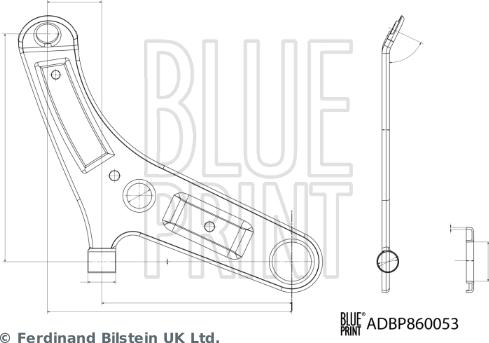 Blue Print ADBP860053 - Braccio oscillante, Sospensione ruota autozon.pro