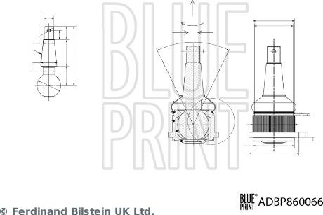 Blue Print ADBP860066 - Giunto di supporto / guida autozon.pro