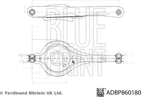 Blue Print ADBP860180 - Braccio oscillante, Sospensione ruota autozon.pro