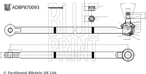 Blue Print ADBP870093 - Testa barra d'accoppiamento autozon.pro