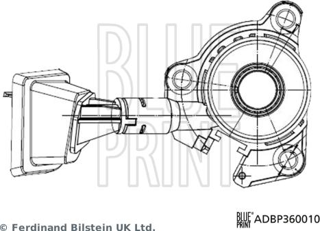 Blue Print ADBP360010 - Dispositivo disinnesto centrale, Frizione autozon.pro