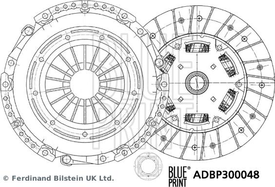 Blue Print ADBP300048 - Kit frizione autozon.pro