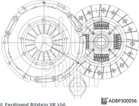 Blue Print ADBP300056 - Kit frizione autozon.pro