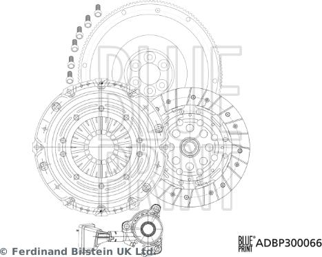 Blue Print ADBP300066 - Kit frizione autozon.pro