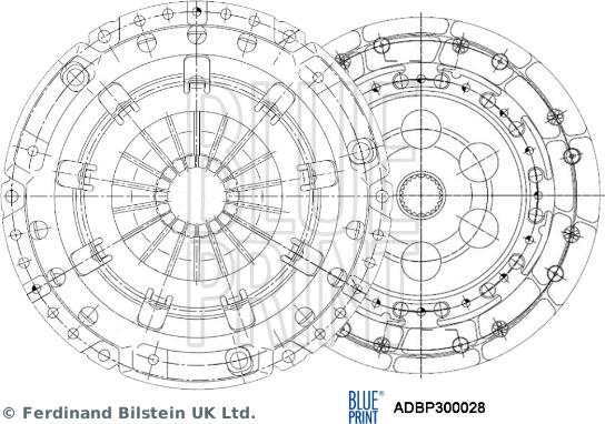 Blue Print ADBP300028 - Kit frizione autozon.pro