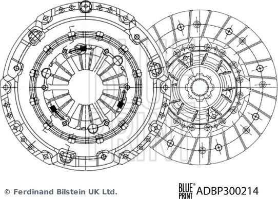 Blue Print ADBP300214 - Kit frizione autozon.pro