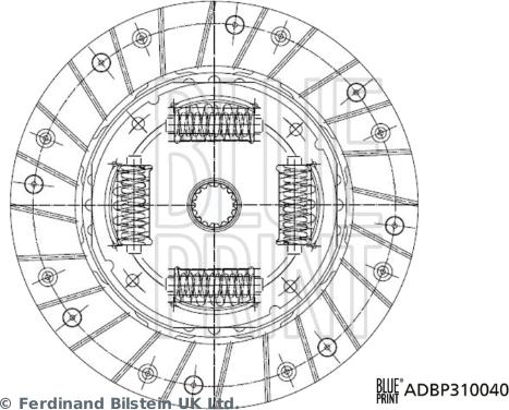 Blue Print ADBP310040 - Disco frizione autozon.pro