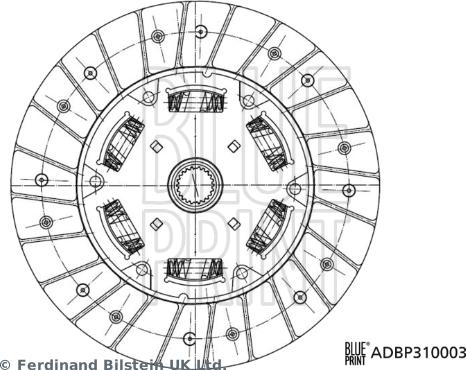 Blue Print ADBP310003 - Disco frizione autozon.pro