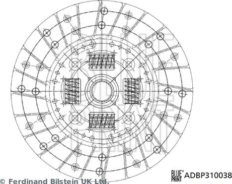 Blue Print ADBP310038 - Disco frizione autozon.pro