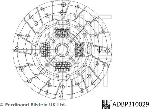 Blue Print ADBP310029 - Disco frizione autozon.pro