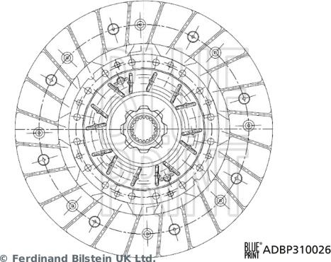 Blue Print ADBP310026 - Disco frizione autozon.pro