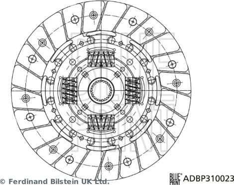 Blue Print ADBP310023 - Disco frizione autozon.pro